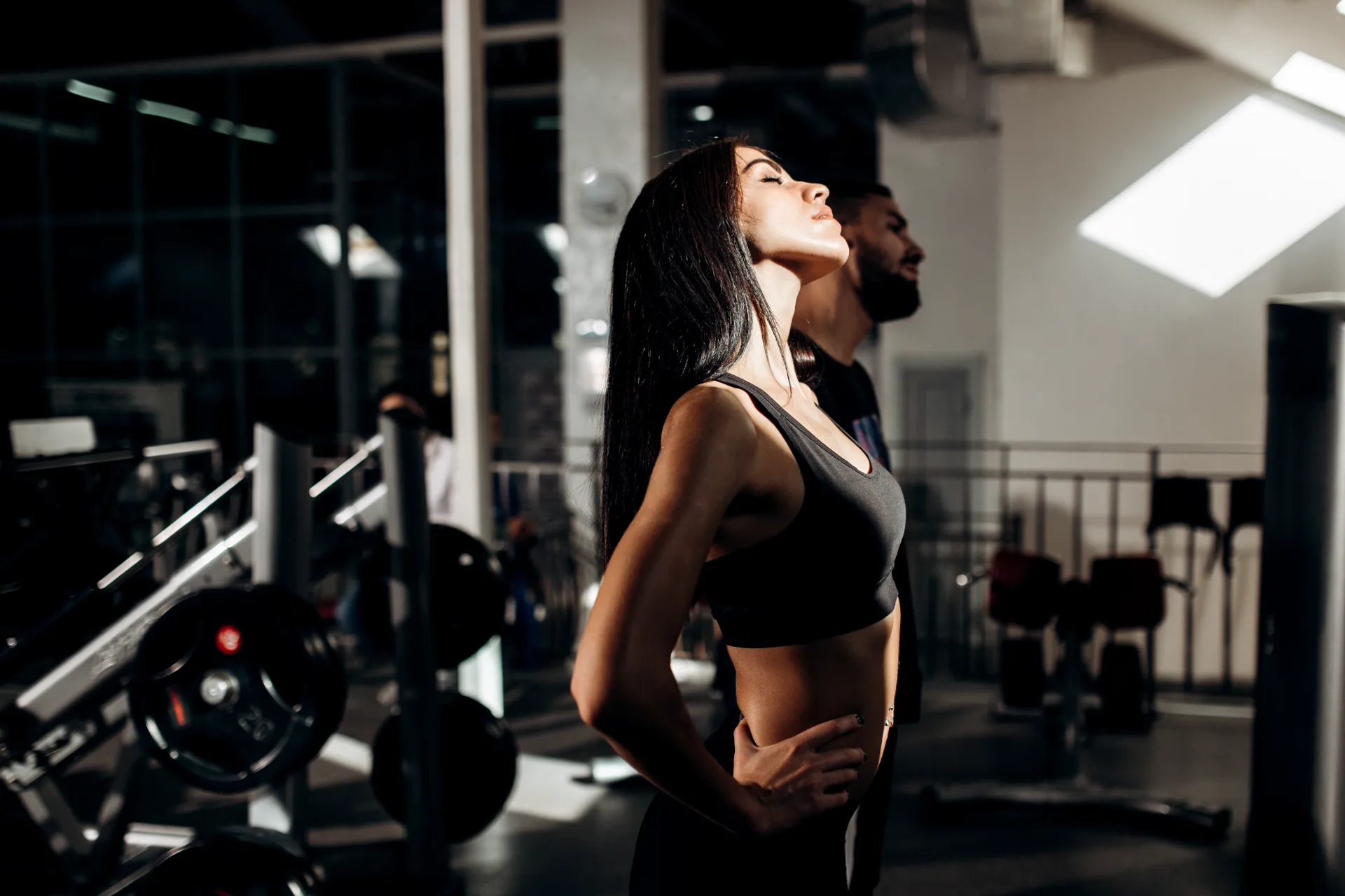Woman enjoying an active lifestyle outdoors
